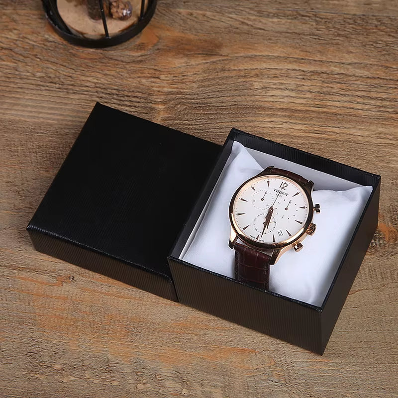 Watch Box Jewellry Store Accessories Watches Storage Box Jewelry Gift Wrap Packaging Boxes Bracelet Showcase3 Colors