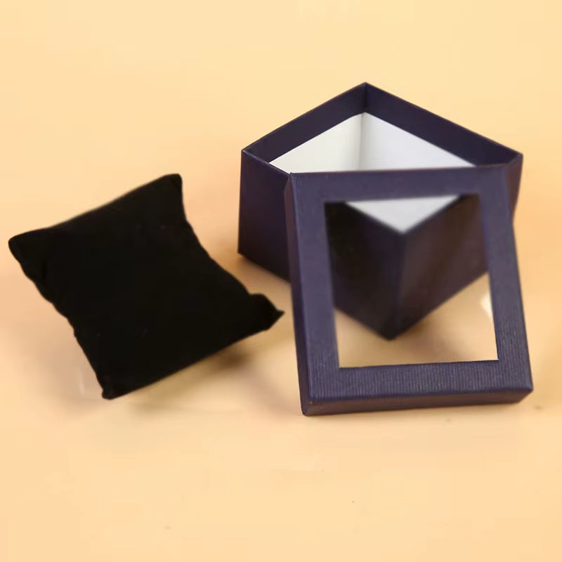 Watch Box Jewellry Store Accessories Watches Storage Box Jewelry Gift Wrap Packaging Boxes Bracelet Showcase3 Colors