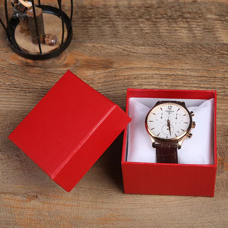 Watch Box Jewellry Store Accessories Watches Storage Box Jewelry Gift Wrap Packaging Boxes Bracelet Showcase3 Colors